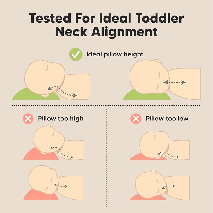 KeaBabies 2-Pack Toddler Pillow 13x18 - Image 6