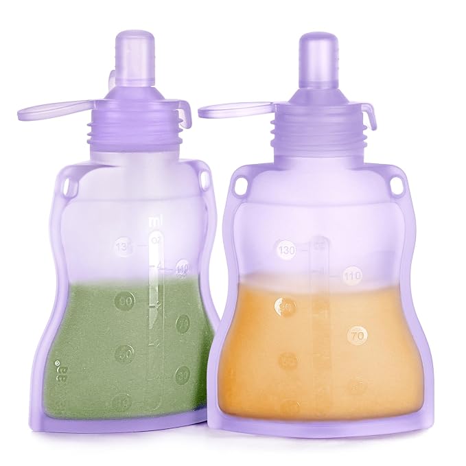 haakaa Yummy Pouch Reusable Baby Food Pouch, Reusable Pouches - Image 9