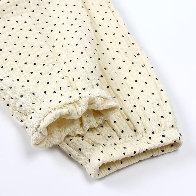 MYGBCPJS Baby Boys Girls Cotton Linen Trousers Kids Casual Ankle Pants Loose - Image 6