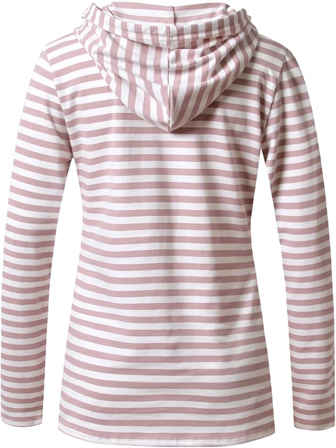 GINKANA Women's Nursing Hoodie Sweatshirt Long Sleeves Breastfeeding Maternity - Image 3