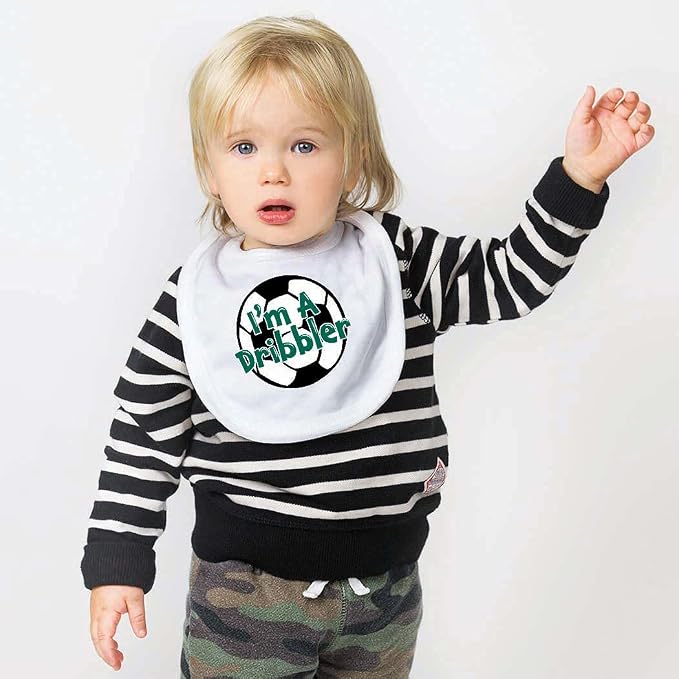 ChalkTalkSPORTS Soccer Baby & Infant Bibs | Soft Microfiber Soccer Baby Bibs - Image 2