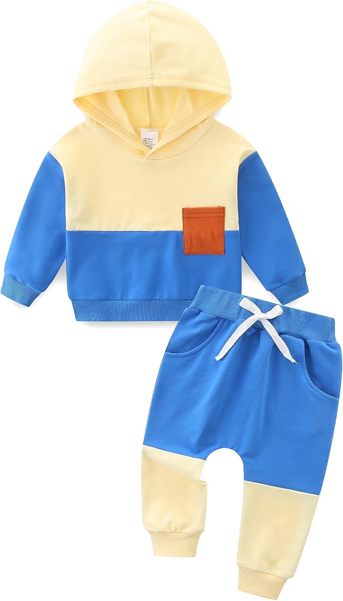 Baby Boy Outfits Short Long Sleeve Pants Clothes Set Spring Summer Hooded by BabymineStartFromTheHeart
