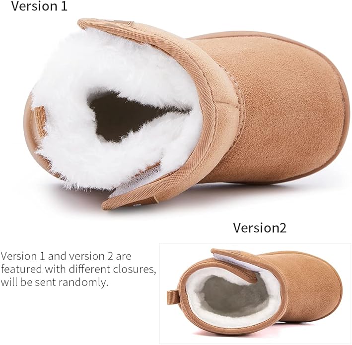 BMCiTYBM Girls Boys Snow Boots Warm Winter Fur Lined Baby Shoes - Image 4