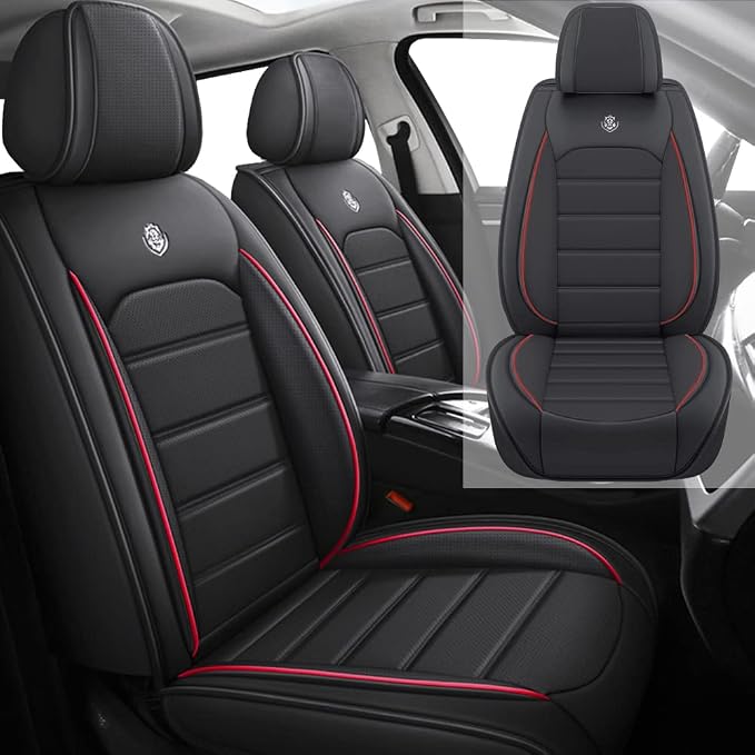 Leather Seat Cover for Ford Edge 2010-2026, Waterproof Soft Seat Covers by LEYPOCO