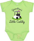 inktastic Grandma's Little Caddy Golf Baby Bodysuit by Inktastic
