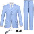 Boys Suit Set Slim Fit Kids Formal Suits Toddler Tuxedo Wedding Prom Classic by FxzpiodiMENSSUITS