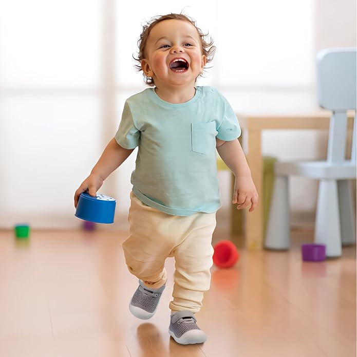 Baby Walking Shoes Toddler Girl Boy Soft Sole Breathable Cotton Canvas Shoes - Image 6