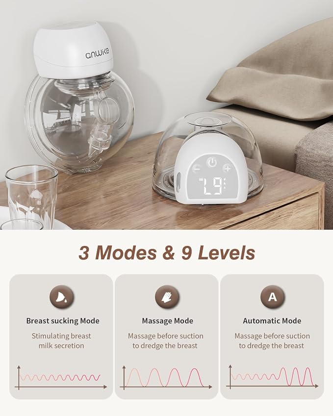 Ultra-Light 193g Hands Free Breast Pump – Quiet & Portable - Image 4