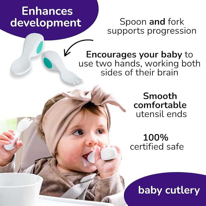 Doddl Baby Spoon and Fork, Cutlery Set - Image 3