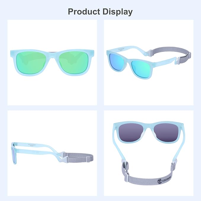 COCOSAND Flexible Baby Sunglasses - Image 7