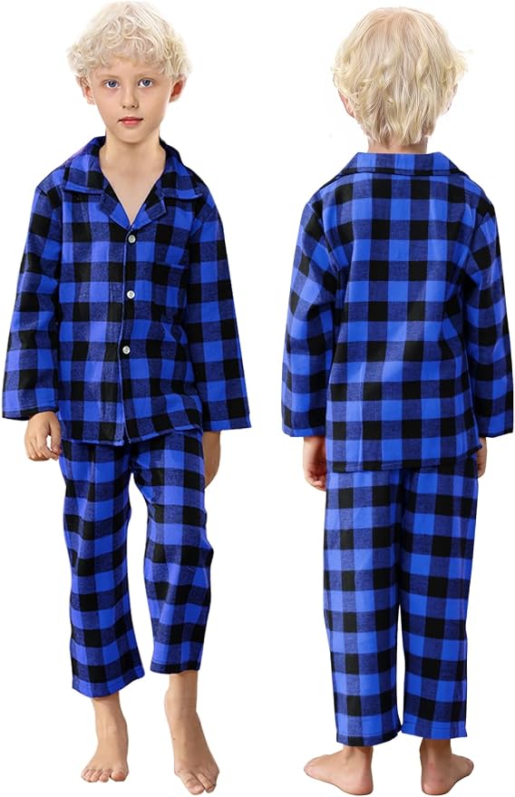 Schbbbta Family Matching Pajamas Holiday Sleepwear Long Sleeve Pjs Sets - Image 6