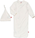 Magnetic Me Modal Newborn Sleeper Gown & Hat Set | Silky Soft Modal Fabric by magneticme