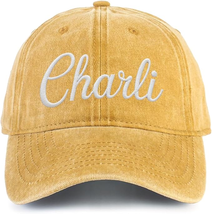 Custom Name Toddler Baseball Cap, Personalized Boys Girls Cotton Embroidered Hat by Unknown