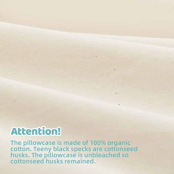 LOFE Organic Pillow with Pillowcase - Image 7