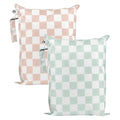 Tiny Twinkle Wet Dry Bag – 2 Pack Reusable Waterproof & Mess Proof Wet Bags by TinyTwinkle