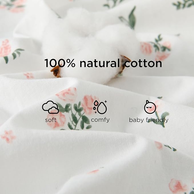 Duomiaomiao 2 Pack 0.5 TOG Toddler Sleep Sack 6-12 Months 100% Cotton - Image 5