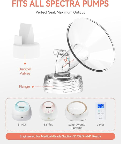 18mm Flange and Duckbill Valve for S1/S2/9+, Flange Inserts for Spectra - Image 2