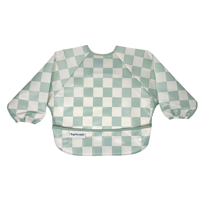 Tiny Twinkle Long Sleeve Bib for Babies & Toddlers – Waterproof Smock Bib for - Image 4