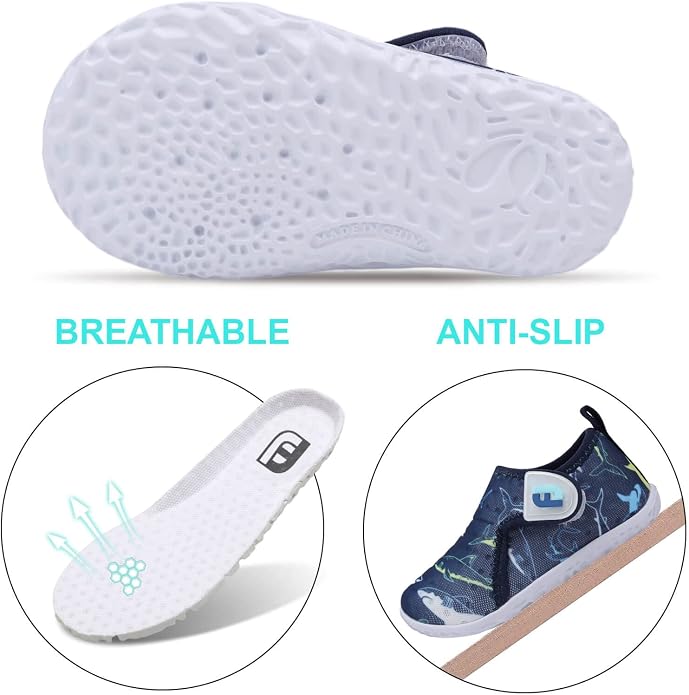 JOINFREE Baby Toddler Water Shoes Boys Girls Sandals Barefoot Kids Breathable - Image 4