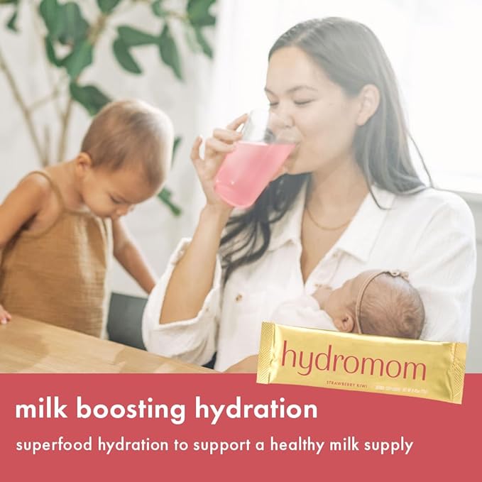 Boobie Hydromom Superfood Electrolyte Drink Mix, Strawberry Kiwi | Refreshing - Image 4