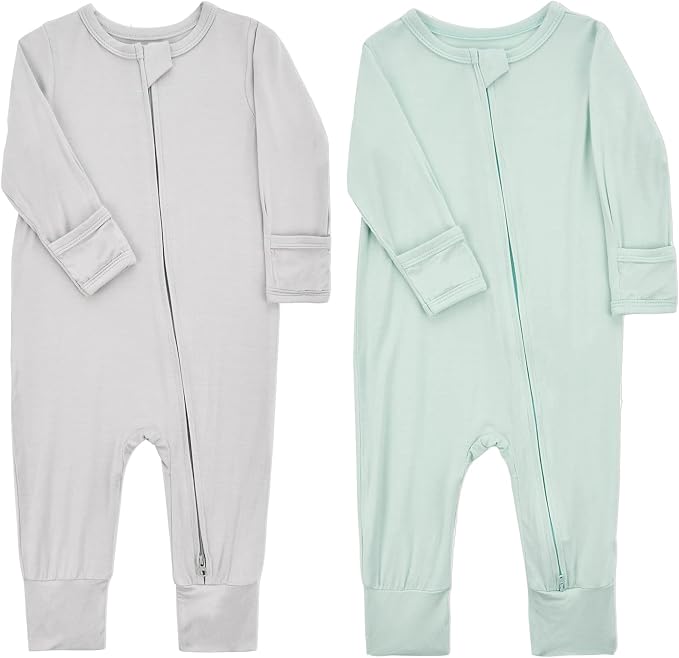 Aablexema Baby Footless Pajamas Zipper by Aablexema