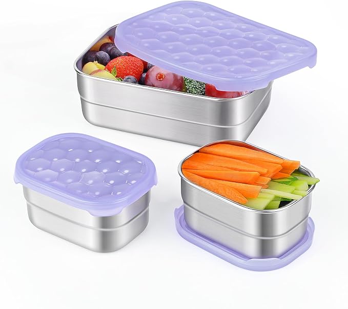 Small Stainless Steel Lunch Containers by Tanjiae