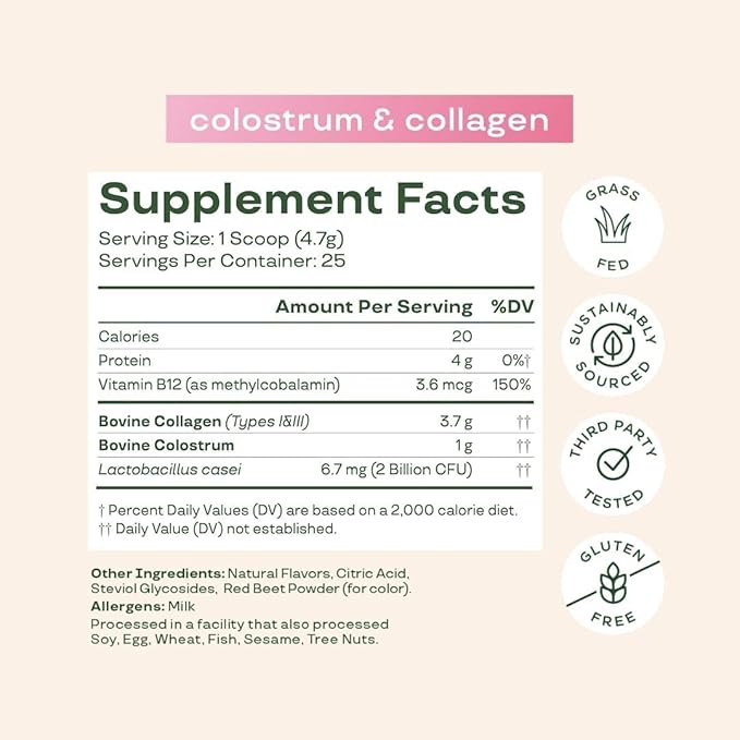 Bloom Nutrition Bovine Colostrum Powder - Image 4