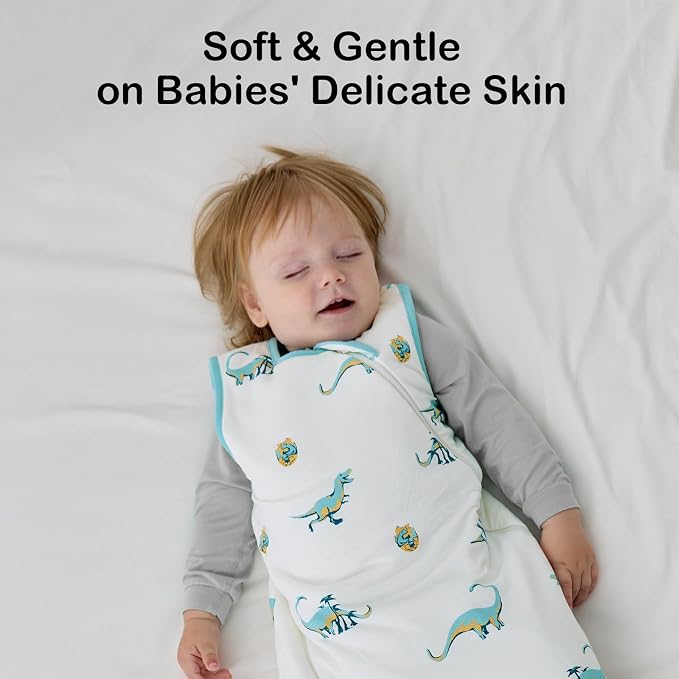 BubblePanda Rayon Made from Bamboo Sleep Sack 6-12 Months 0.5 Tog Soft - Image 4