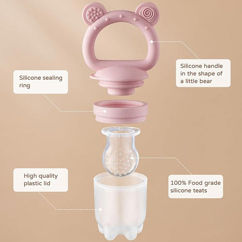 2 Pack Silicone Baby Fruit Feeder - Image 2