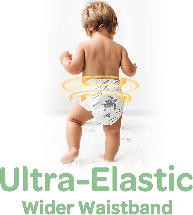 Parasol Clear+Dry Disposable Diapers and Clear+Pure Wipes, RashShield Protection - Image 7