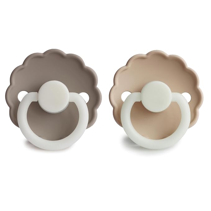 FRIGG Daisy Night SilkySoft Silicone Baby Pacifier | Made in Denmark | BPA-Free - Image 7