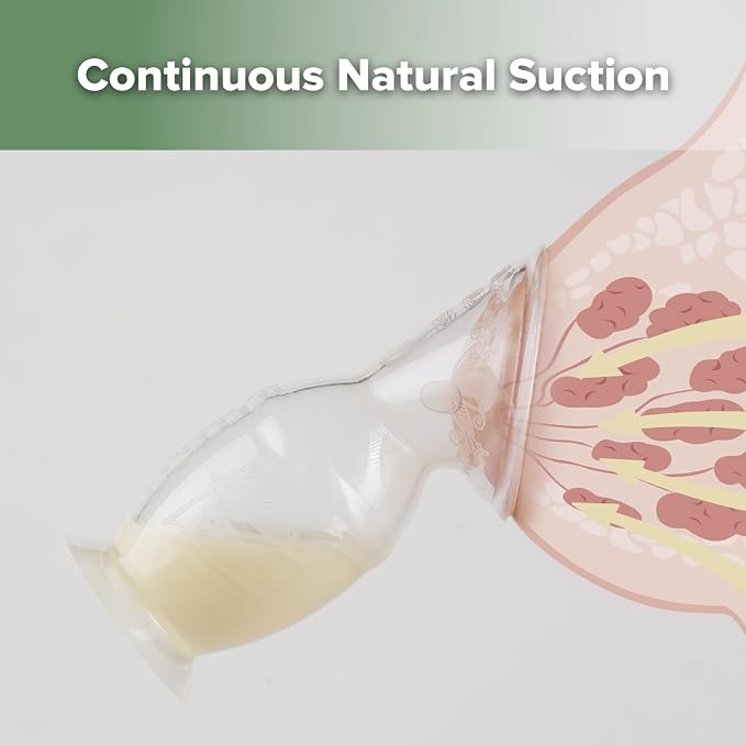 haakaa Manual Breast Pump & Silicone Cap Combo - Image 6