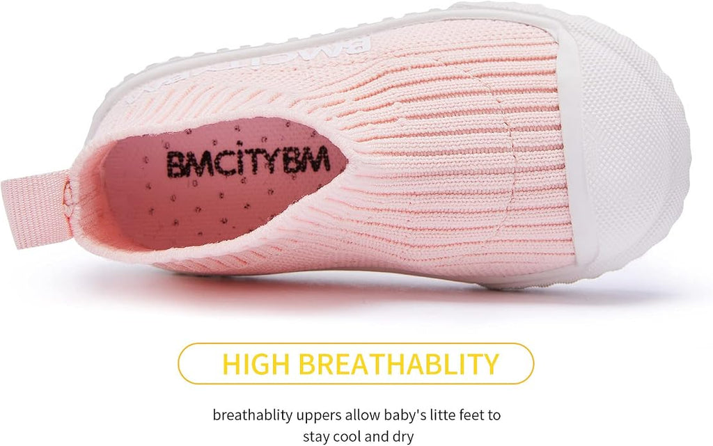 BMCiTYBM Baby Sneakers Girls Boys Lightweight Breathable Mesh First Walkers - Image 3