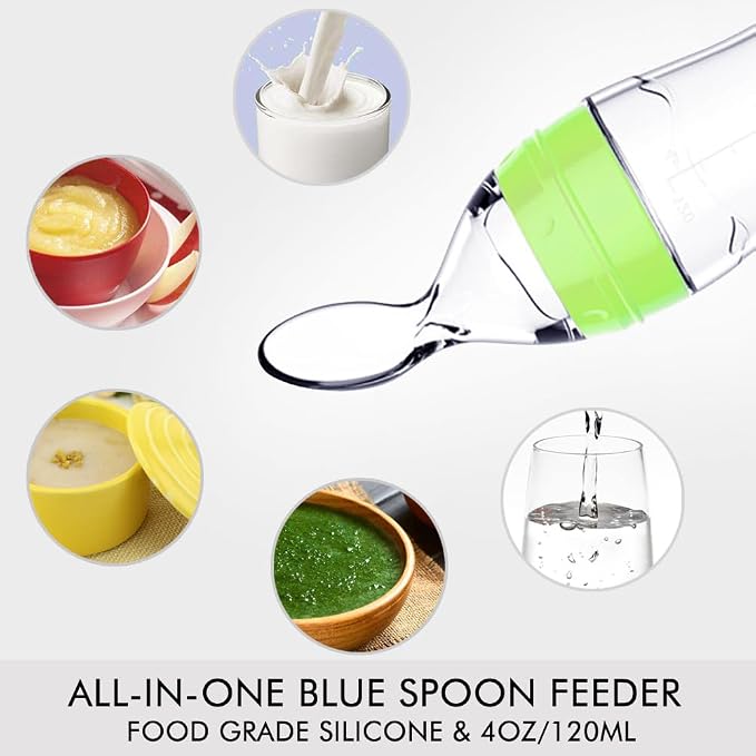Matyz Silicone Baby Food Dispensing Spoon Squeeze Feeder - Image 4