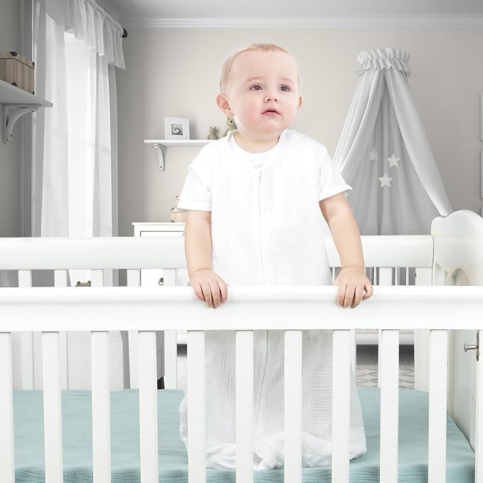 2 Pack Baby Sleep Sack 12-18 Months 100% Organic Cotton Muslin Baby Sleeping - Image 7