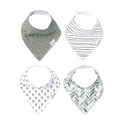 Copper Pearl 4 Pack Soft Cotton Baby Bibs by CopperPearl