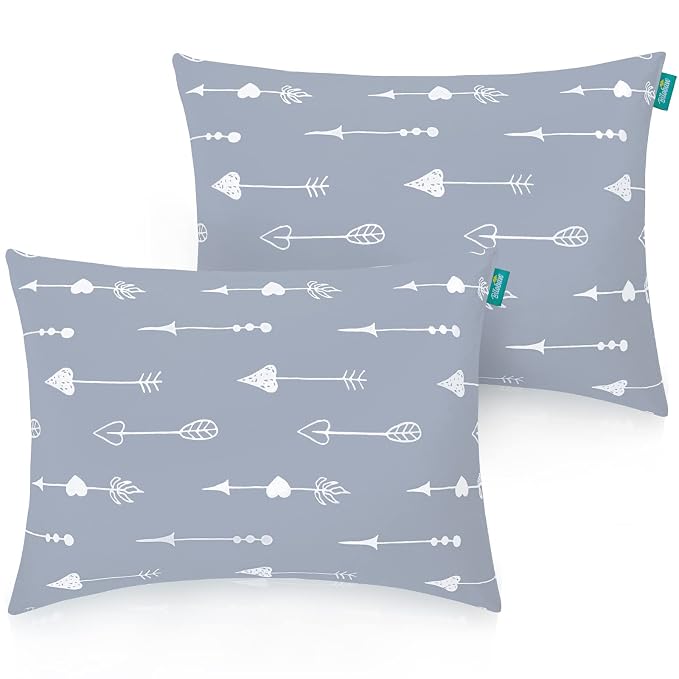 Toddler Pillow for Sleeping, Kid Pillow 14" x 19" for Small Travel Bed - Image 2