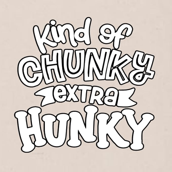 Wild Bobby Kind of Chunky Extra Hunky Humor Infant Premium Jersey Baby Bib - Image 2
