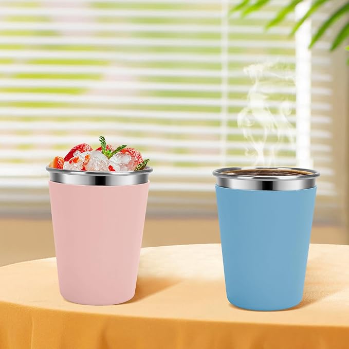 Kids Cups with Straws and Lids Leak Proof, 12oz Sippy Cups - Image 6