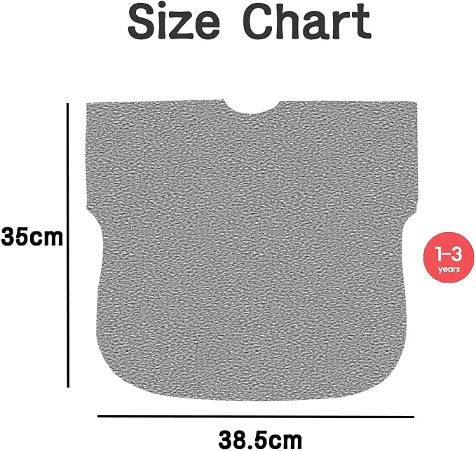 Short Sleeve Waterproof Bib for Toddlers – Feeding Apron for Mealtime, - Image 7