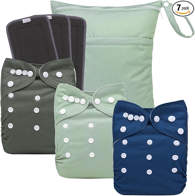 babygoal Reusable Charcoal Cloth Diapers by babygoal