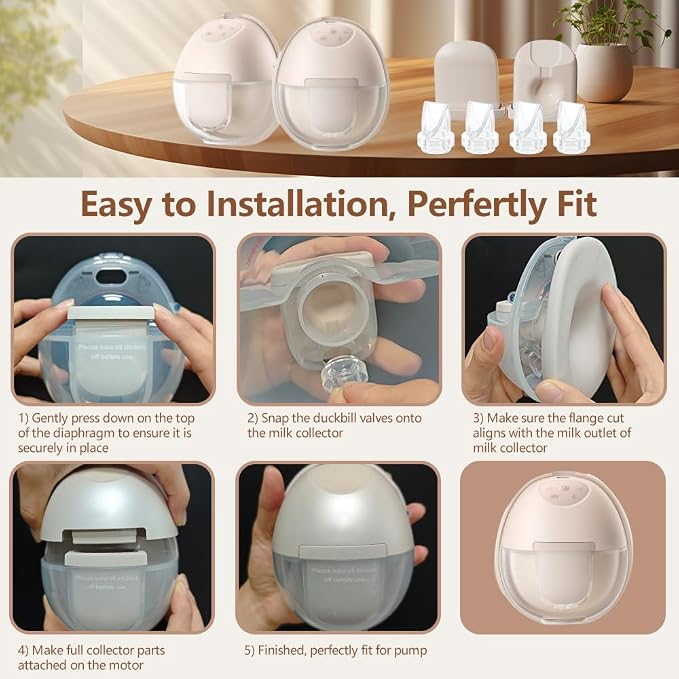 12pcs Breast Pump Parts, Replace - Image 7
