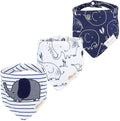 JN&LULU 3 Pack Newborn Baby Bibs Bandana Drool Bibs by JNLULU