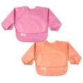 Tiny Twinkle Long Sleeve Bib for Babies & Toddlers – 2 Pack Waterproof Smock by TinyTwinkle