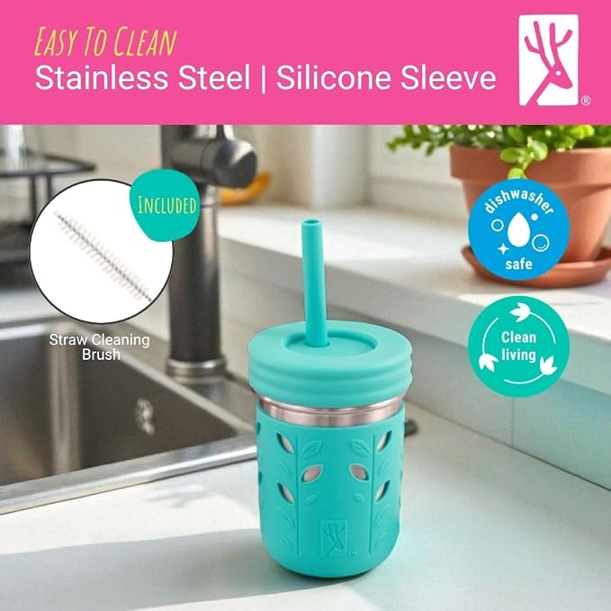 Elk and Friends 14oz Stainless Steel Kids + Toddler Drinking Cups | The - Image 6