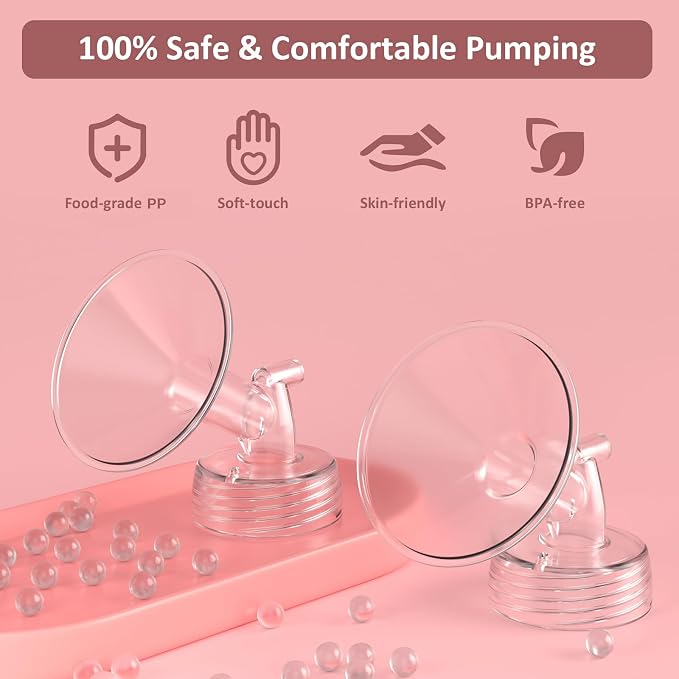 17mm Flanges Compatible with Spectra S2 S1 9 Plus Synergy Gold Breastpump - Image 2