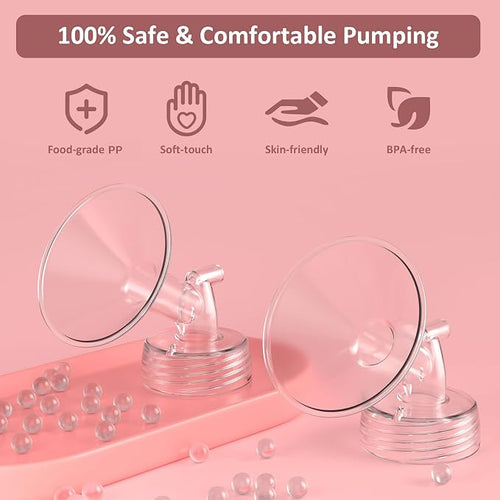 17mm Flanges Compatible with Spectra S2 S1 9 Plus Synergy Gold Breastpump - Image 2