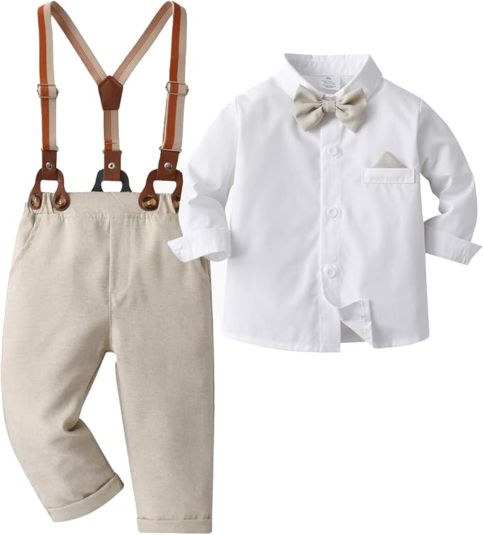 Boarnseorl Baby Boys Pants Sets, Toddler Gentleman Outfits, Infant Long Sleeve by Boarnseorl