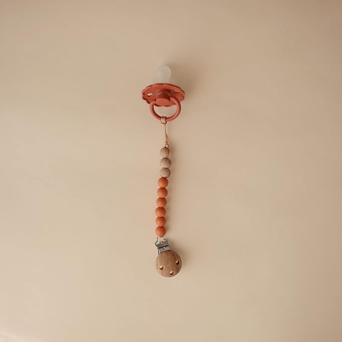 mushie 100% Silicone Baby Pacifier Clip BPA Free | Eva - Image 2