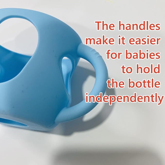 4 Pack Silicone Sleeves for Avent Natural Glass Baby Bottles, Silicone and - Image 7
